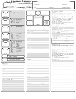 Ranger Class Sheet