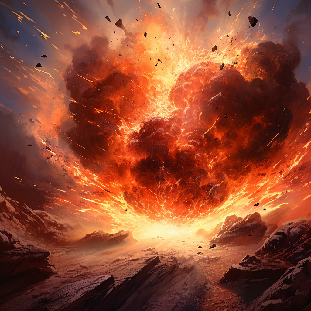 Erupting Pyre